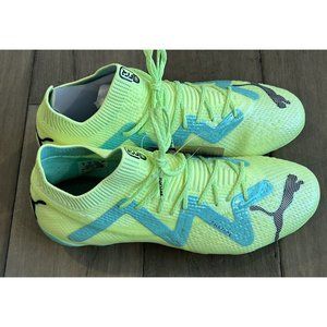 Size 6.5 Women’s Fit Puma Future Ultimate Low FG/AG Fast Yellow Black 107166-02